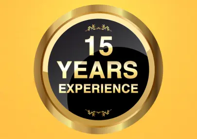 15 Years Experience